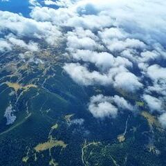 Flugwegposition um 09:32:29: Aufgenommen in der Nähe von Gemeinde Schwarzau im Gebirge, Österreich in 3463 Meter